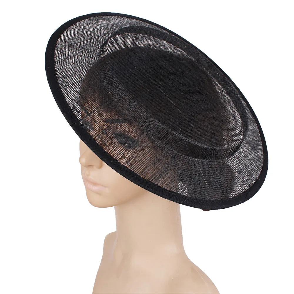 31cm Round Sinamay Fascinator Base DIY Millinery Derby Hat Headpiece Mold
