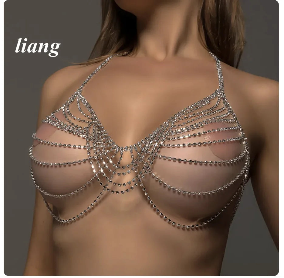 Multilayer Tassel Bra & Thong Body Jewelry