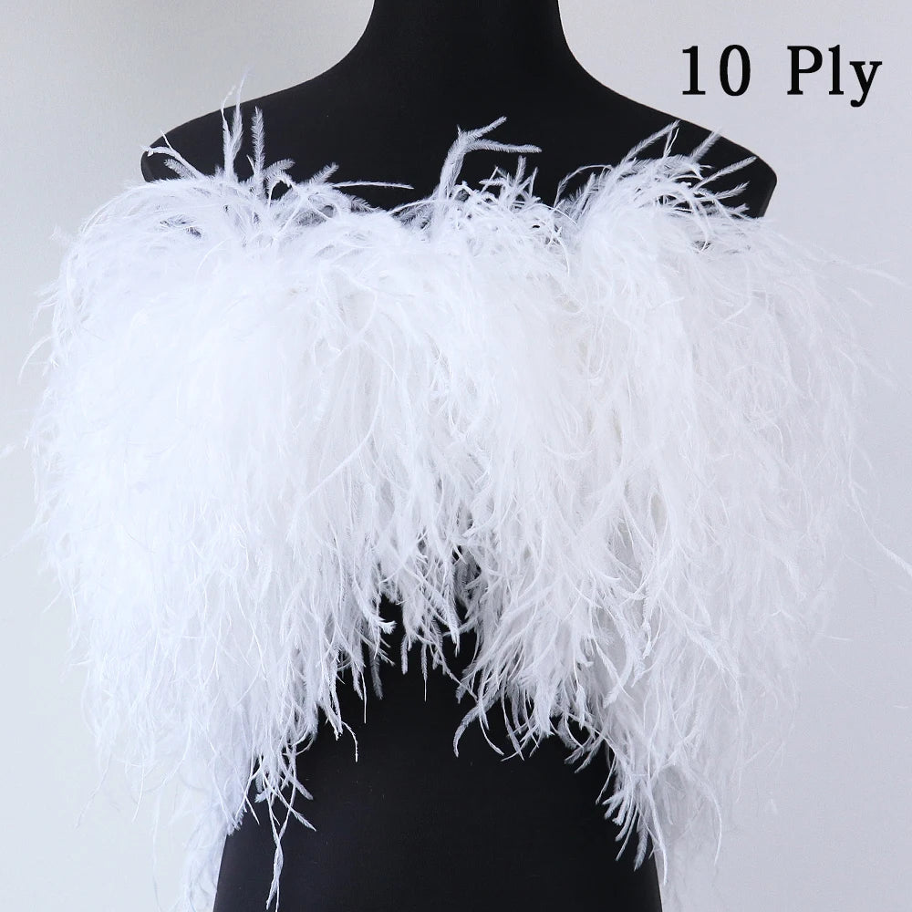Ostrich Feather Trim Boa (1 Meter)