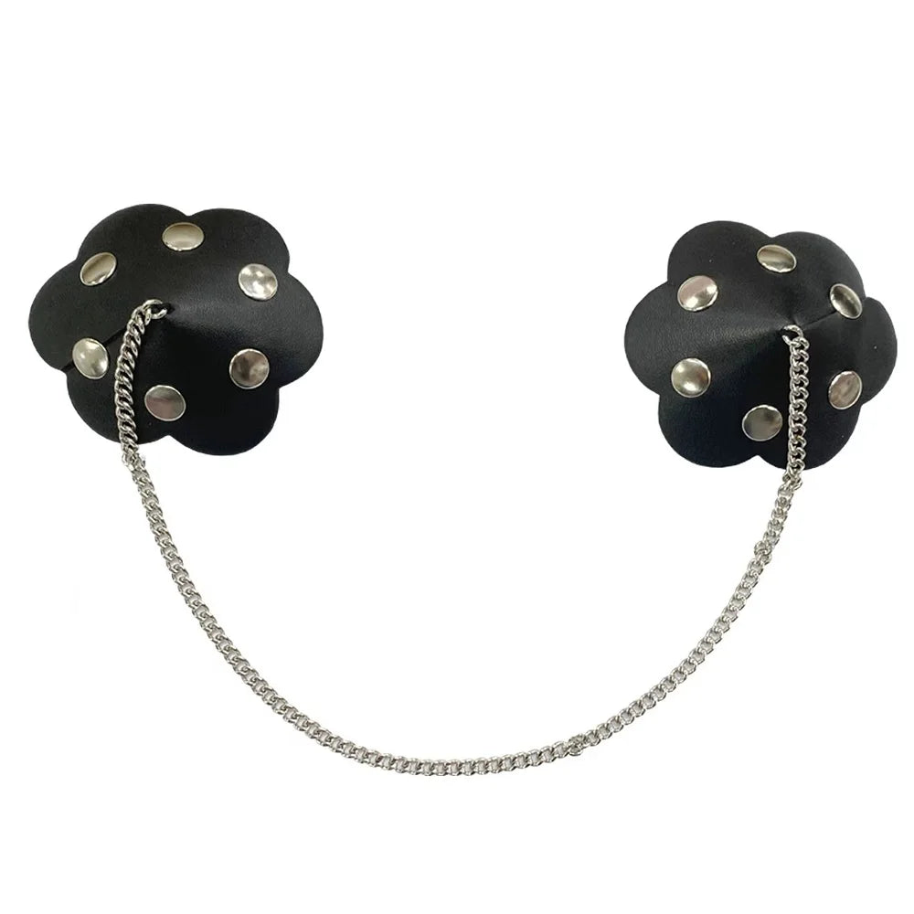 The Stardust Luminary – Deluxe Floral Chain & Tassel Reusable Nipple Covers (2 Pairs)