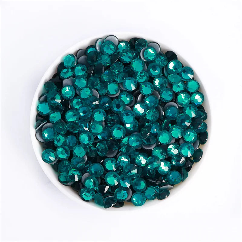 Glass Crystal Hot-Fix Rhinestones Flatback Strass Stones SS6-SS30 Bulk Pack