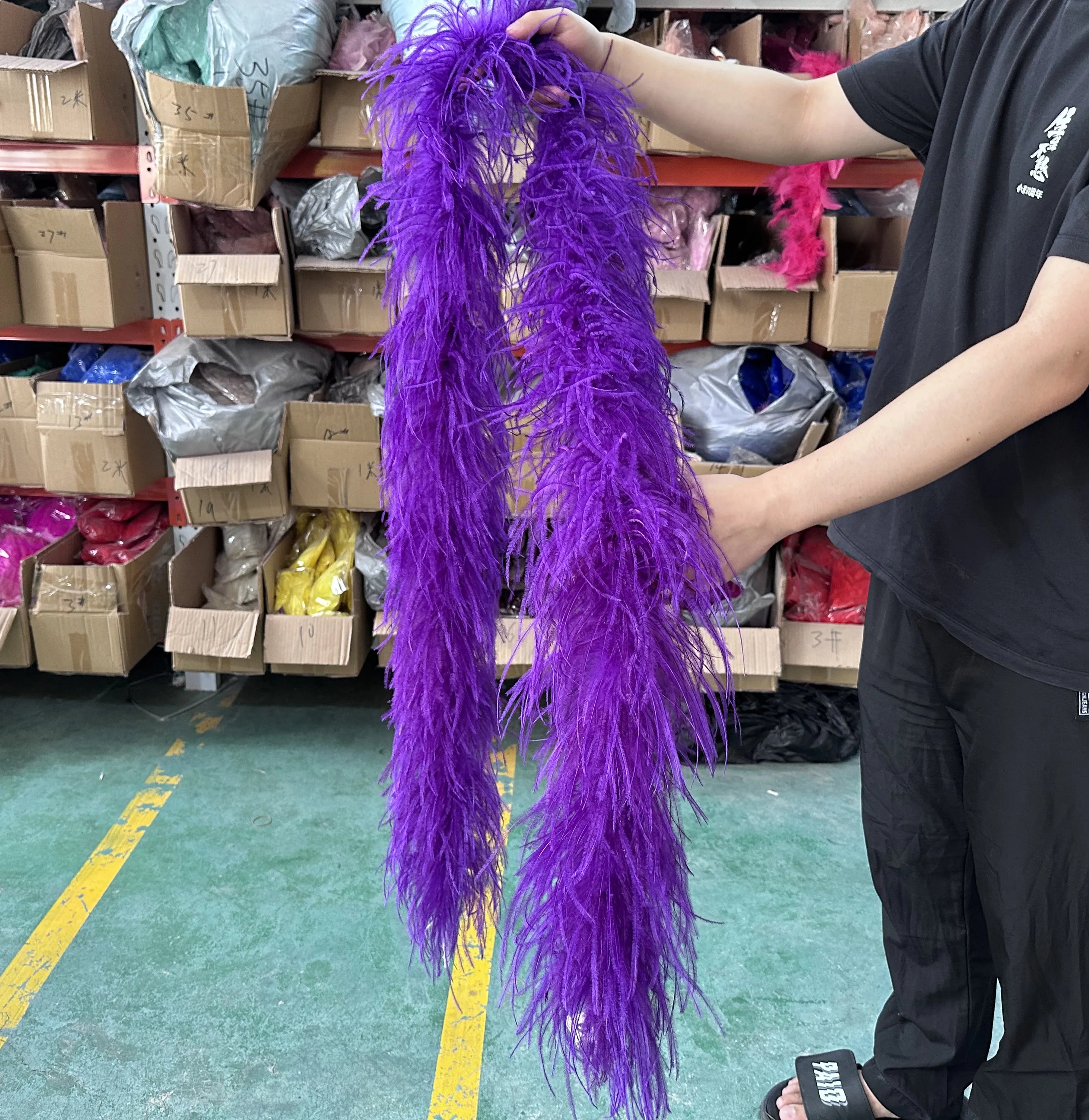 Multi-Ply Ostrich Feather Scarf Boa (2 Meters)