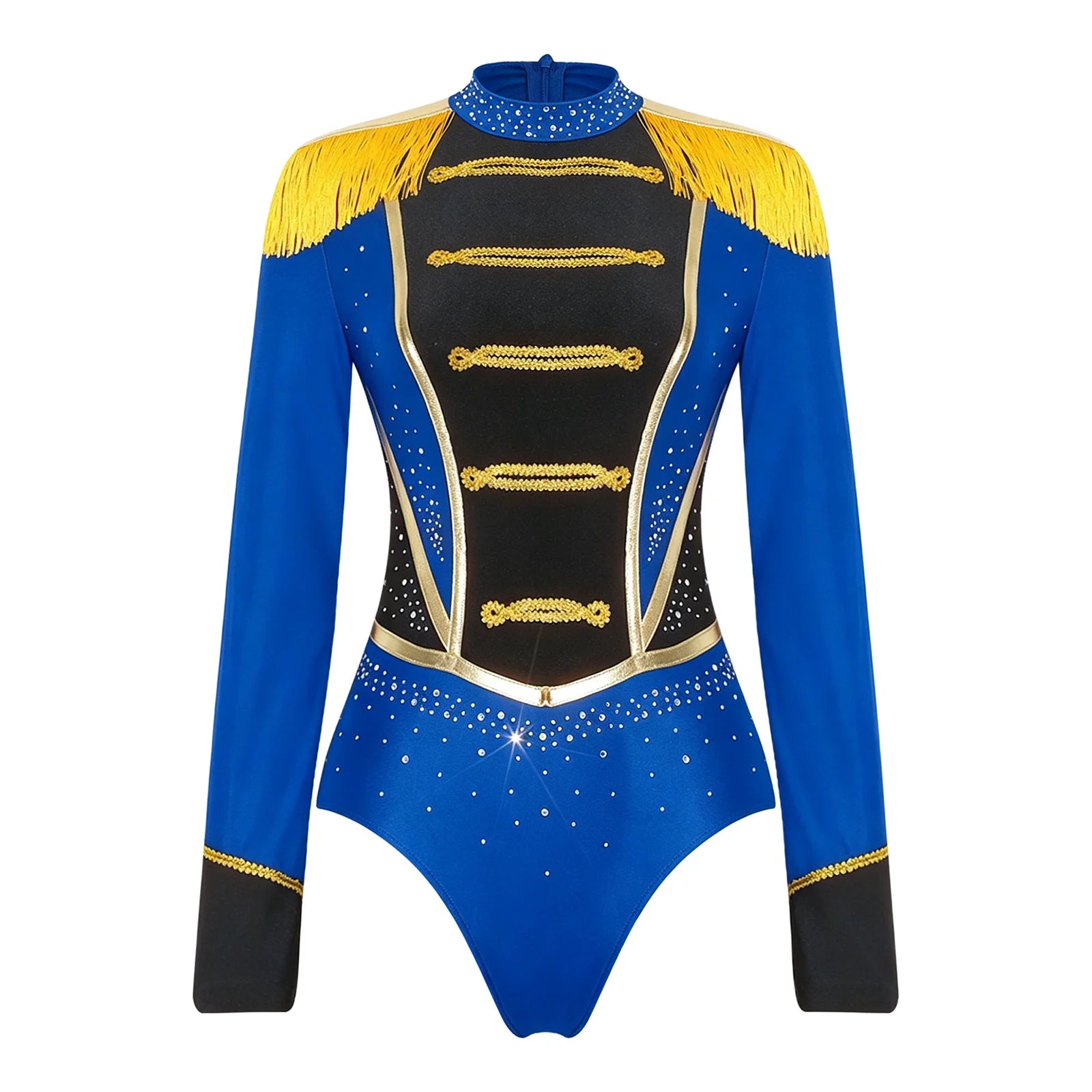 Velvet Circus Ringmaster Tailcoat Jacket Marching Band Halloween Showman Outerwear