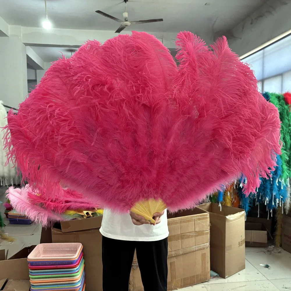 130CM Ostrich Feather Fans