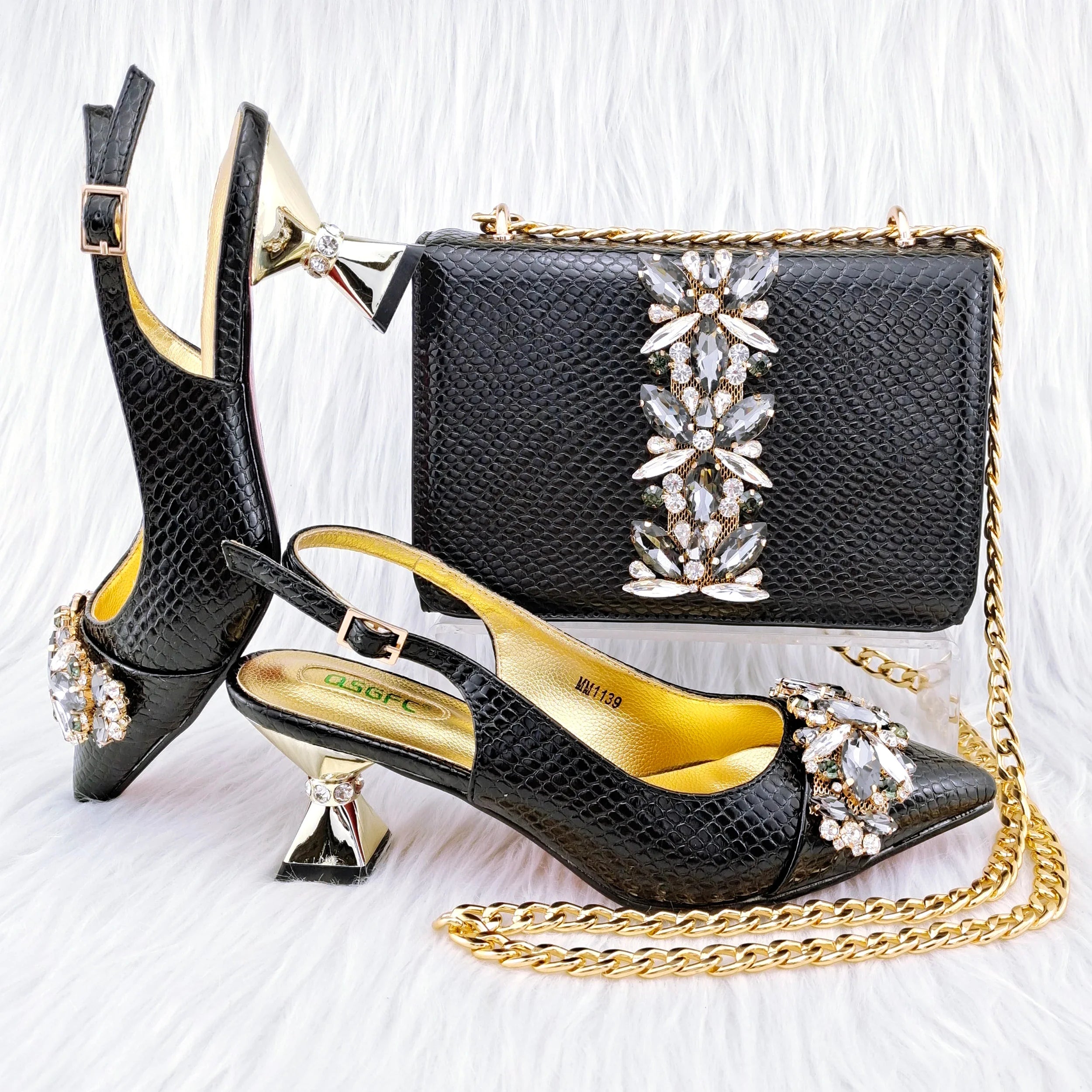 Shoes and Bag Matching Set