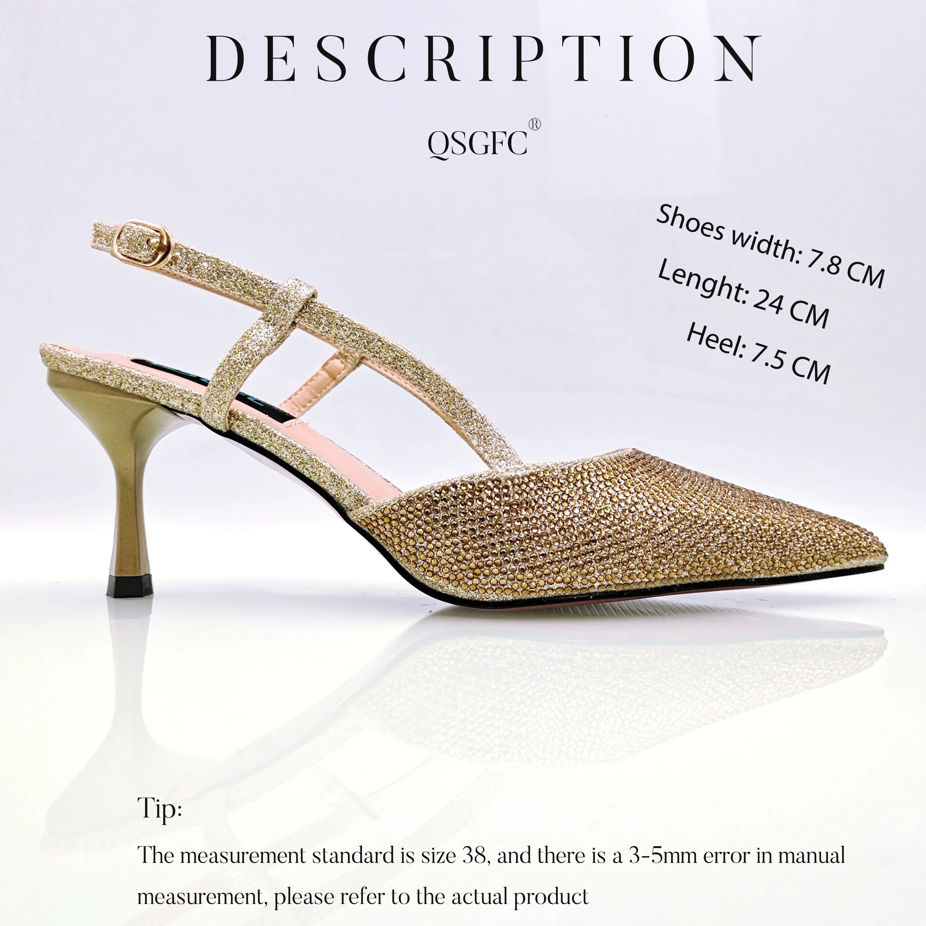 Shoulder Bag and Strap High Heels Set