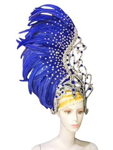 Majestic Feathered Samba Carnival Headdress