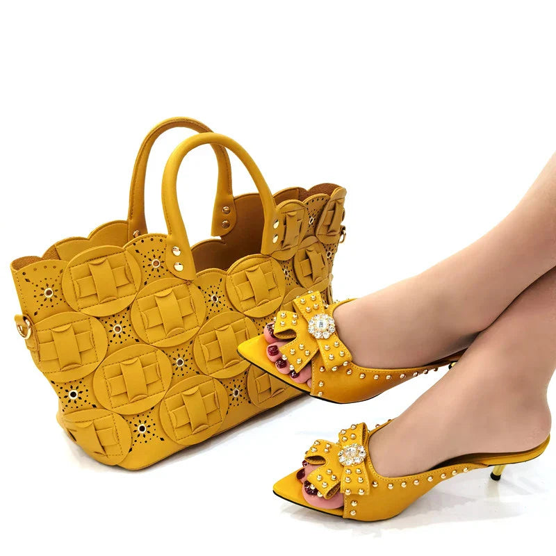 New Arrival Shoes and Bag Set