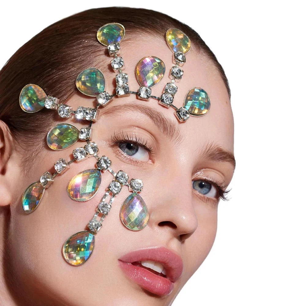 Rhinestone Half Mask Masquerade Accessories