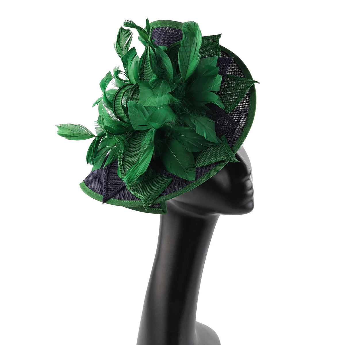 Showgirl Feather Fascinator Headband | Statement Party & Derby Hat