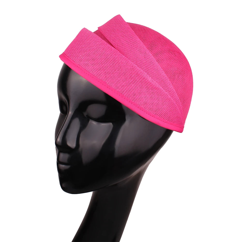20cm Round Sinamay Fascinator Base DIY Millinery Headpiece Cocktail Hat Mold