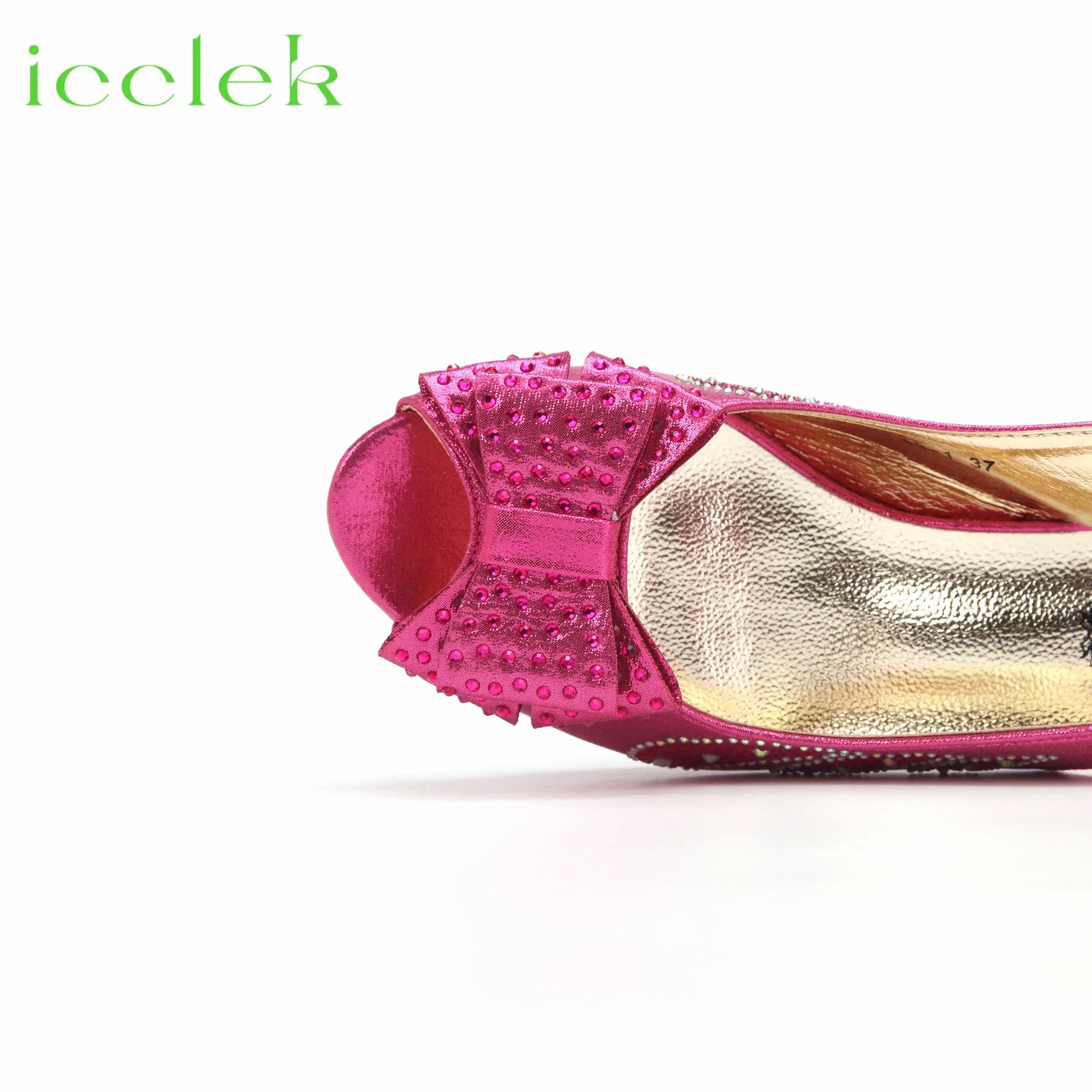 Designer Peep Toe Shoes and Bag Set