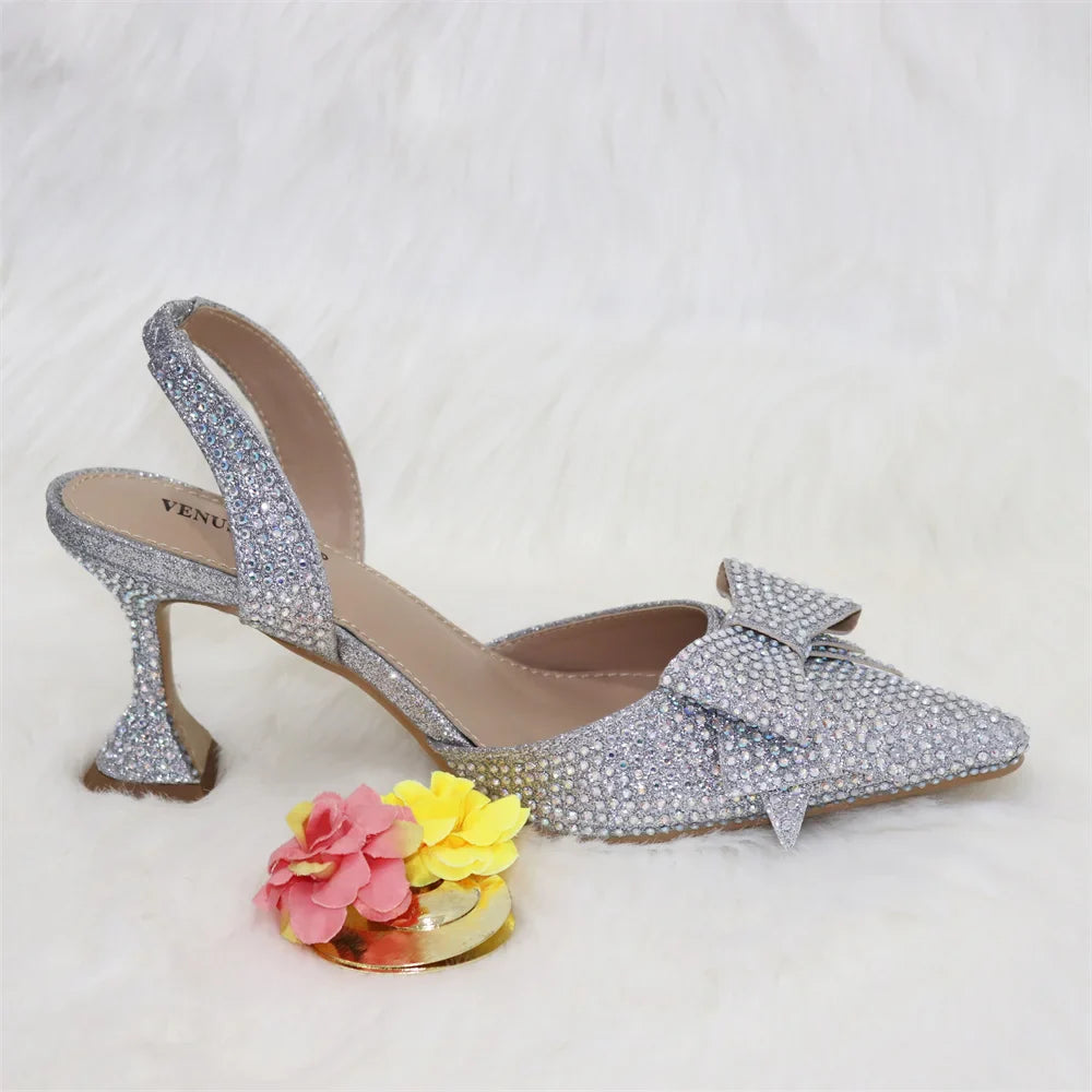 Versatile Party Shoes And Bag Set