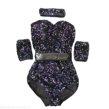 The Stardust Dynasty Sequin Bodysuit – Luxury Structured Stage Leotard