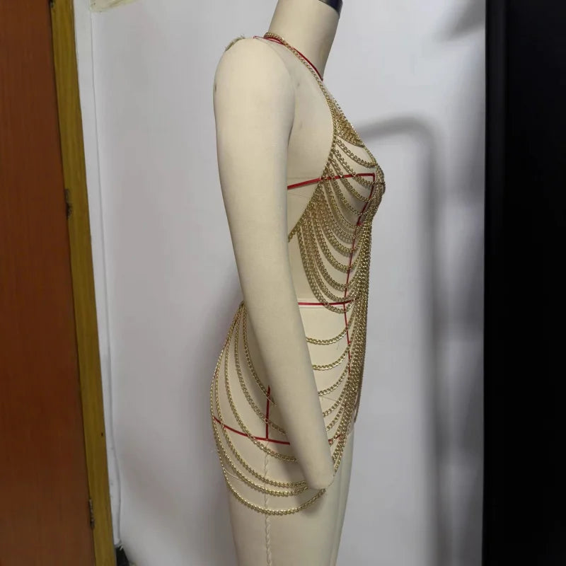 Costume Bra Body Chain