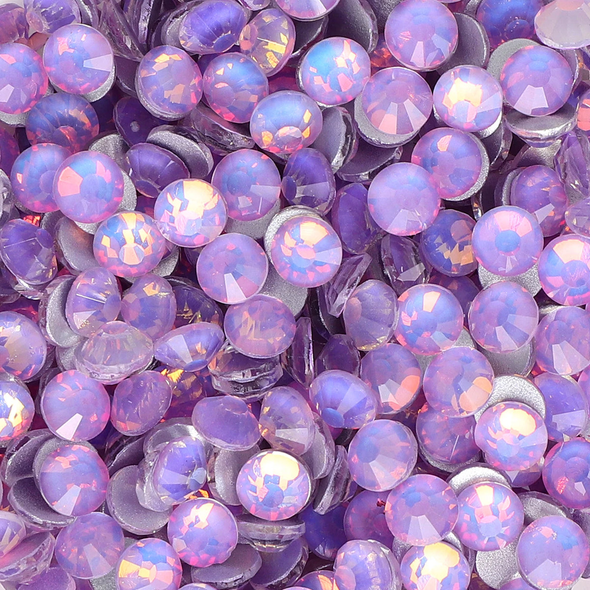 Premium Glass Flatback Rhinestones Non-Hotfix Glitter Stones for Nail Art and Costume Decor