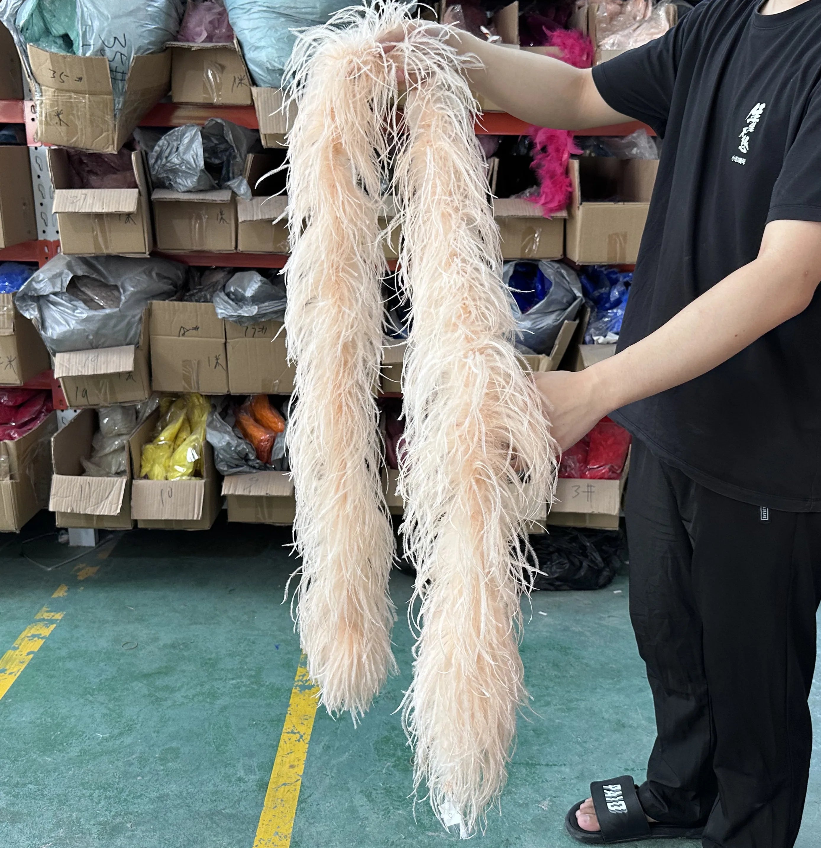 Multi-Ply Ostrich Feather Scarf Boa (2 Meters)