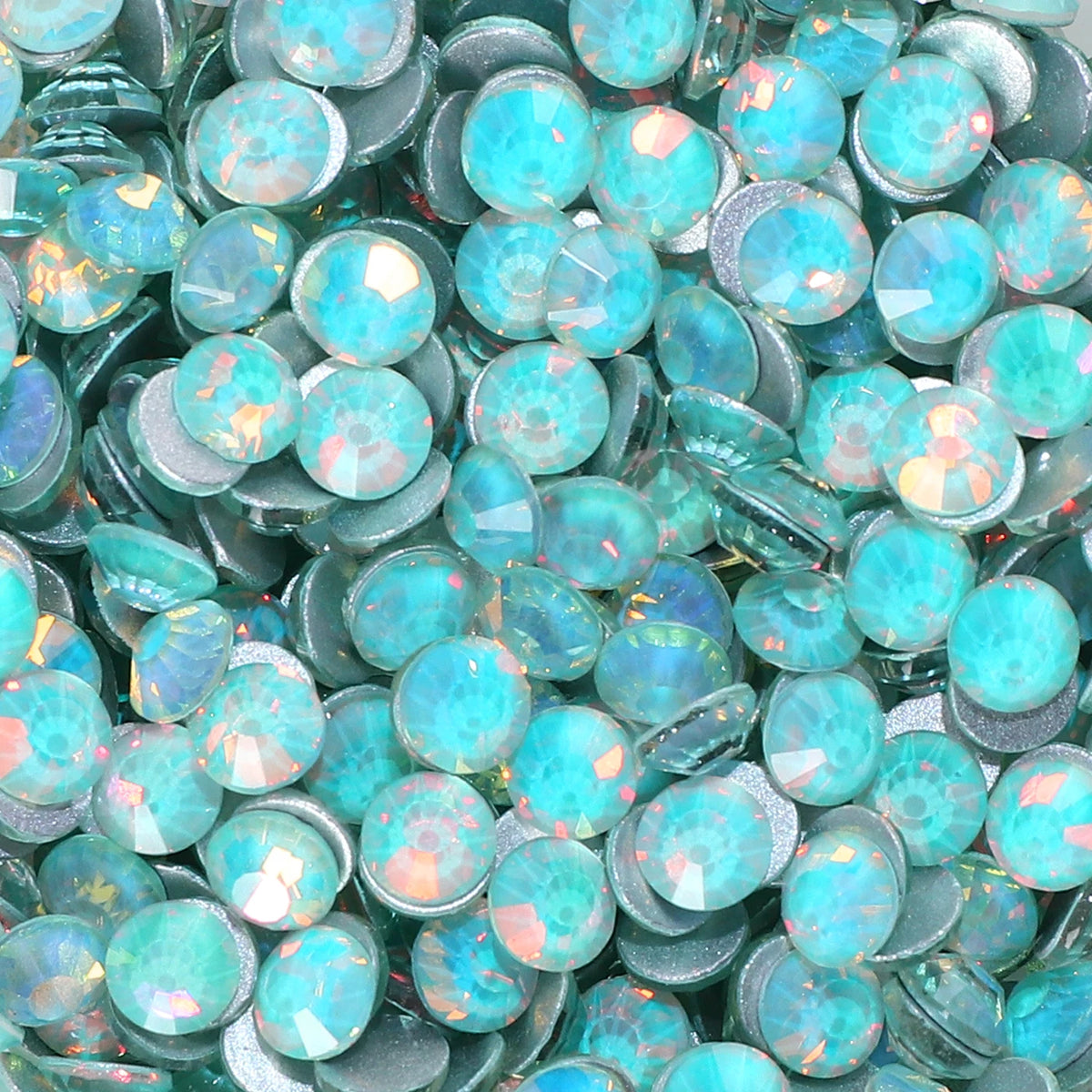 Premium Glass Flatback Rhinestones Non-Hotfix Glitter Stones for Nail Art and Costume Decor