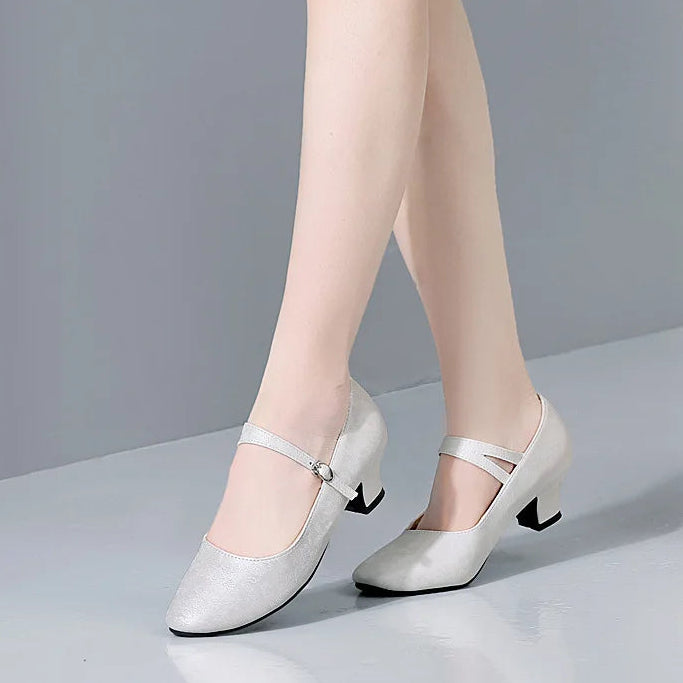 The Stardust Blossom Chinoiserie Dance Pump – Vintage Latin & Cabaret Heel