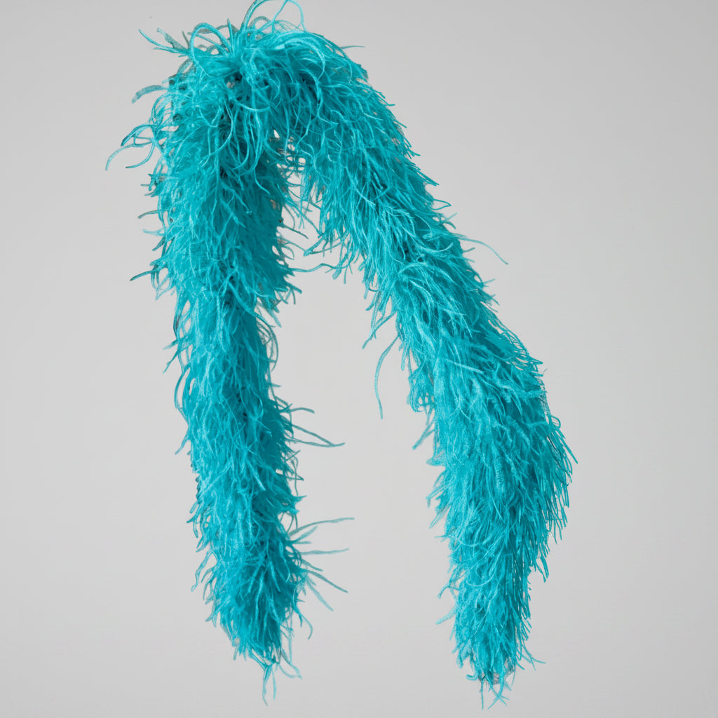 Premium Natural Ostrich Feather Multi-Ply Performance Boa