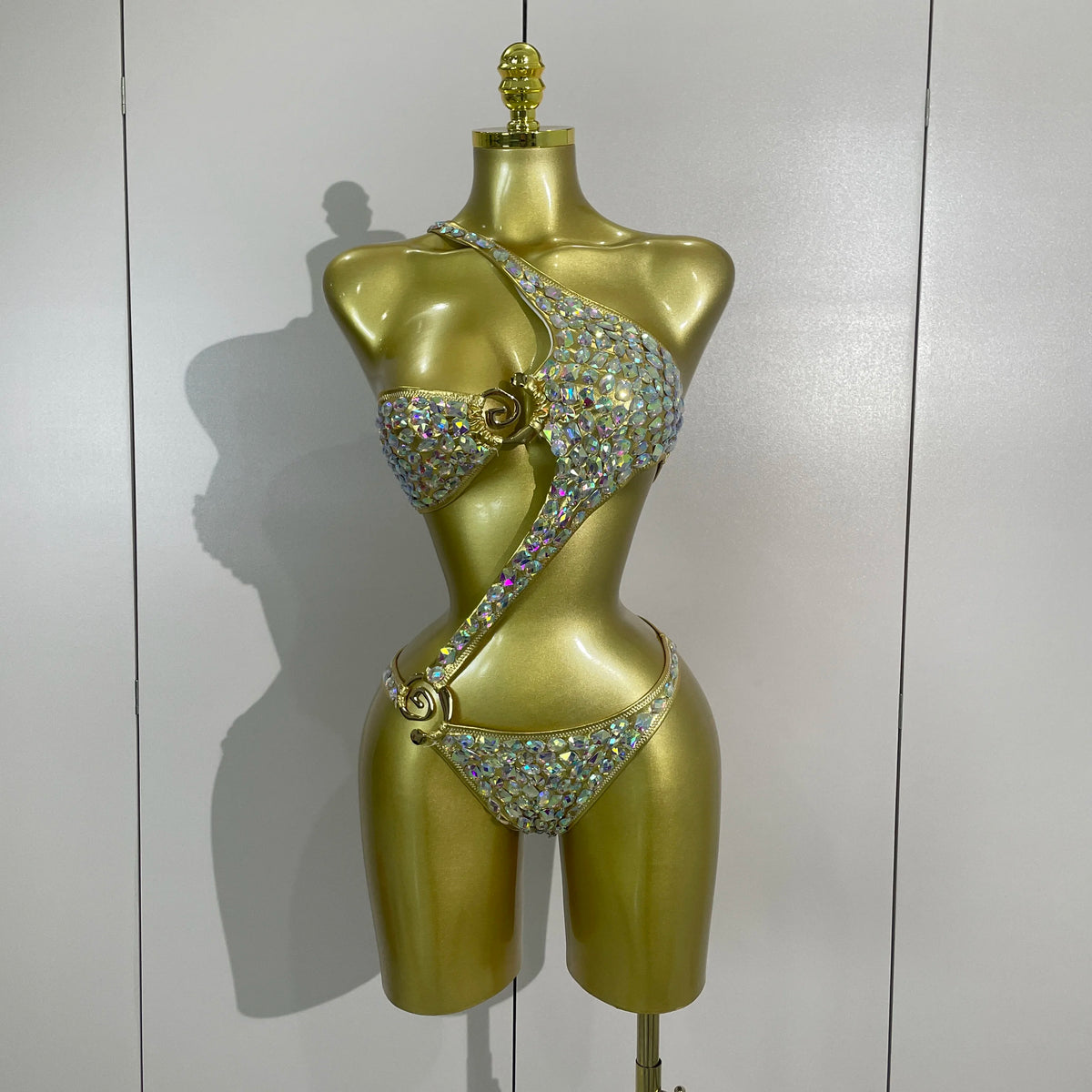 Gold Crystal Performance Bodysuit