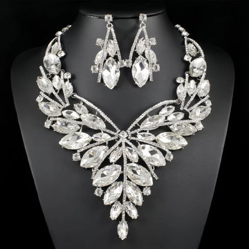 Crystal Statement Jewelry Set