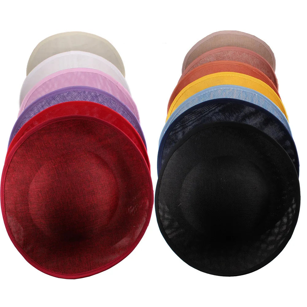 25cm Large Sinamay-Look Fascinator Base