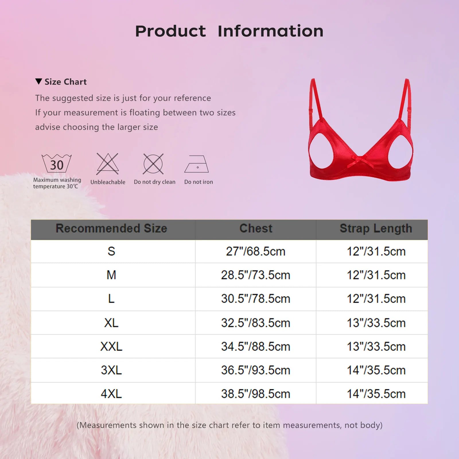 Hollow Out Open Nipple Shelf Bra