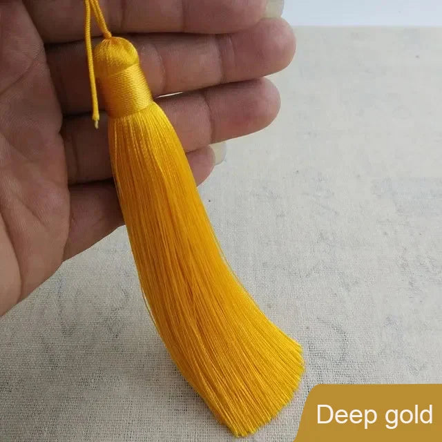 12cm Polyester Silk Tassel Fringe Trim DIY Sewing Accessories
