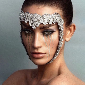 Rhinestone Masquerade Mask