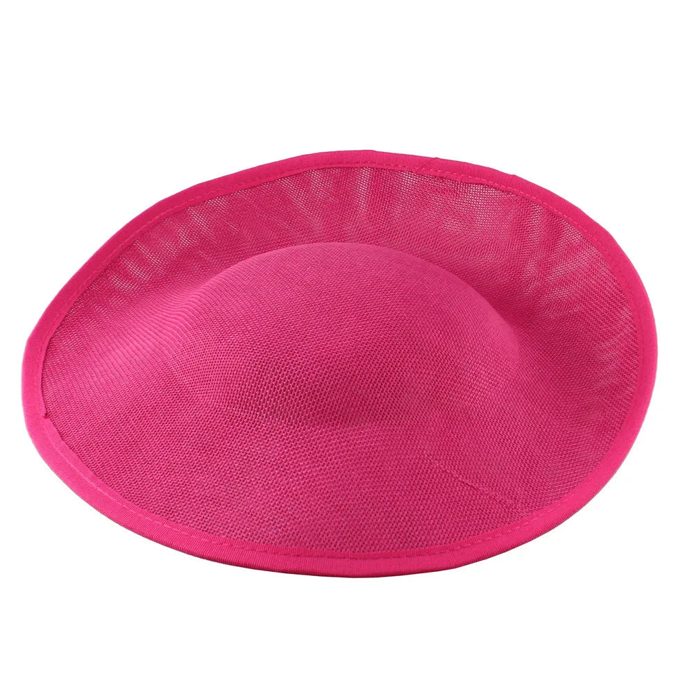 25cm Large Sinamay-Look Fascinator Base