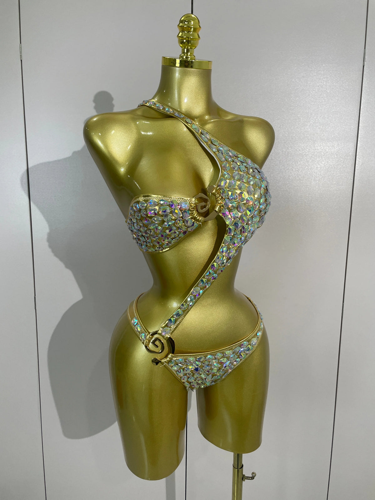 Gold Crystal Performance Bodysuit