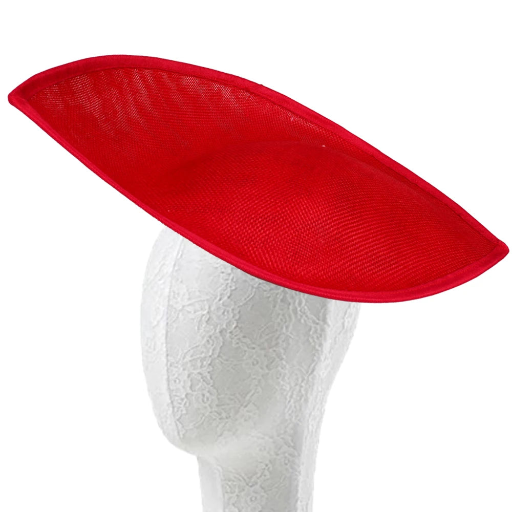 32x21cm Oval Sinamay Fascinator Base DIY Millinery Derby Hat Headpiece Mold