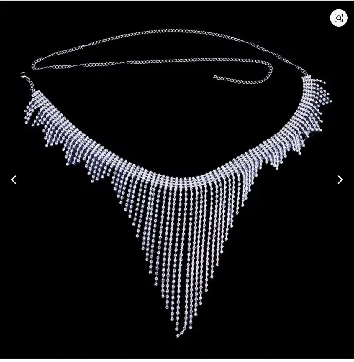 Crystal Tassel Bra & Waist Body Jewelry