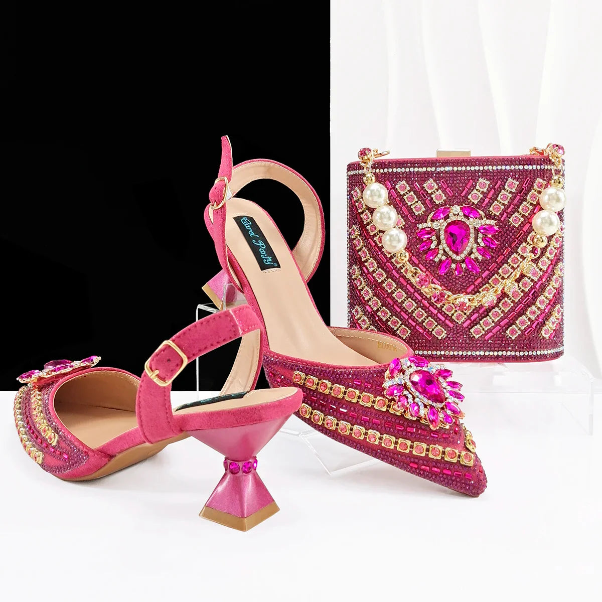 Matching Women Shoe and Bag Set