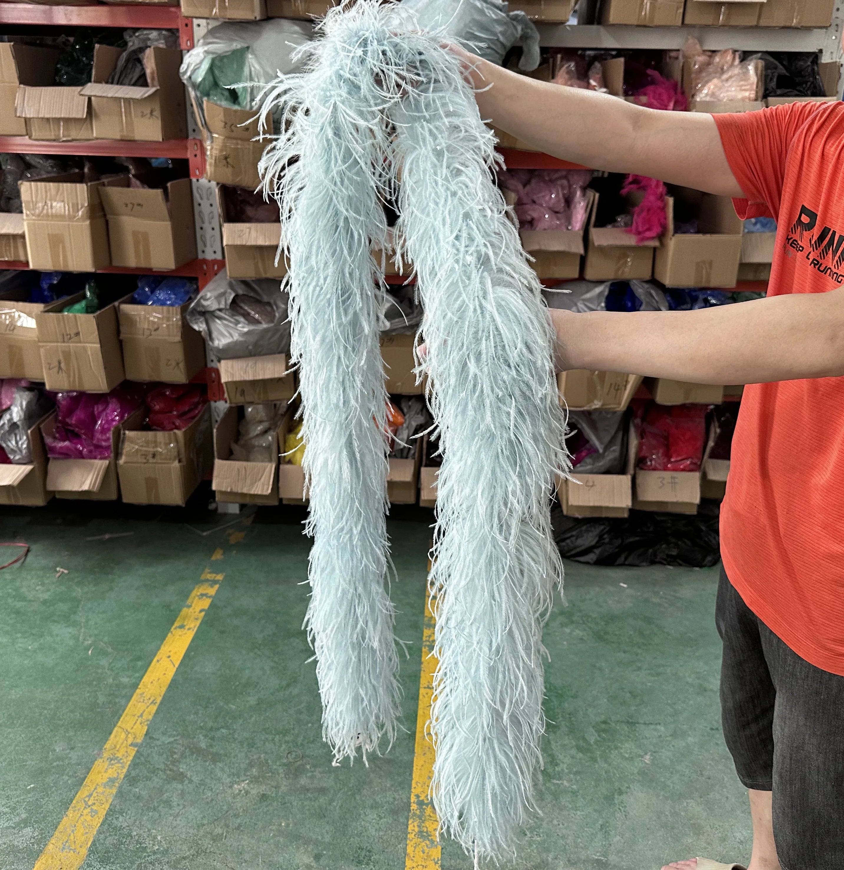 Multi-Ply Ostrich Feather Scarf Boa (2 Meters)