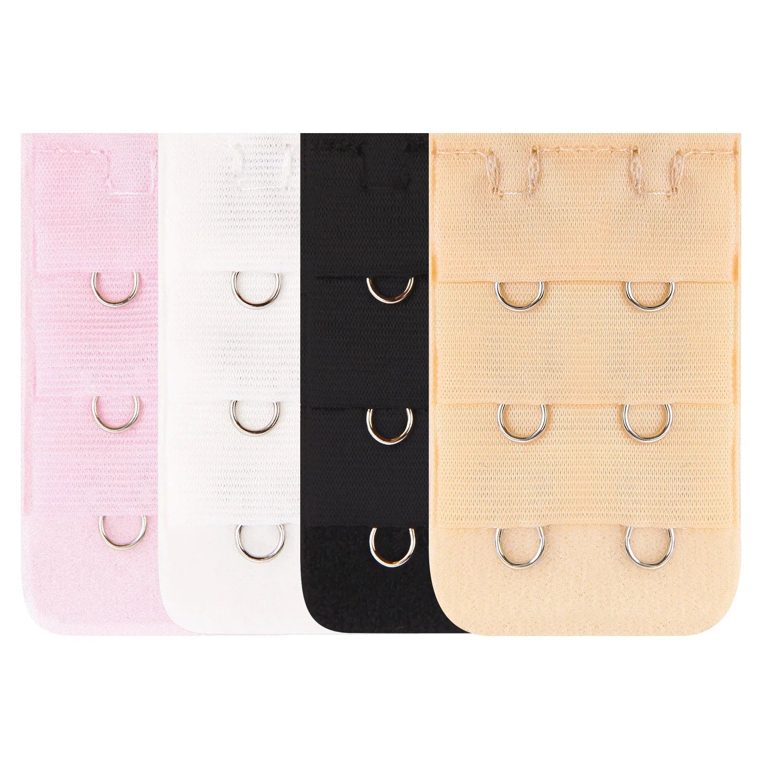 Soft Elastic Bra Extender Strap Sets (2, 3, & 4 Hook Options)