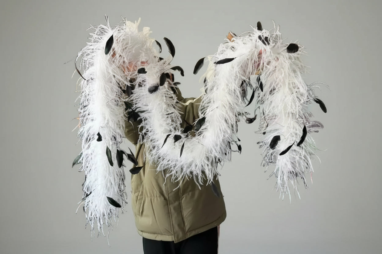 Luxury Ostrich Feather Boa (2 Meters)