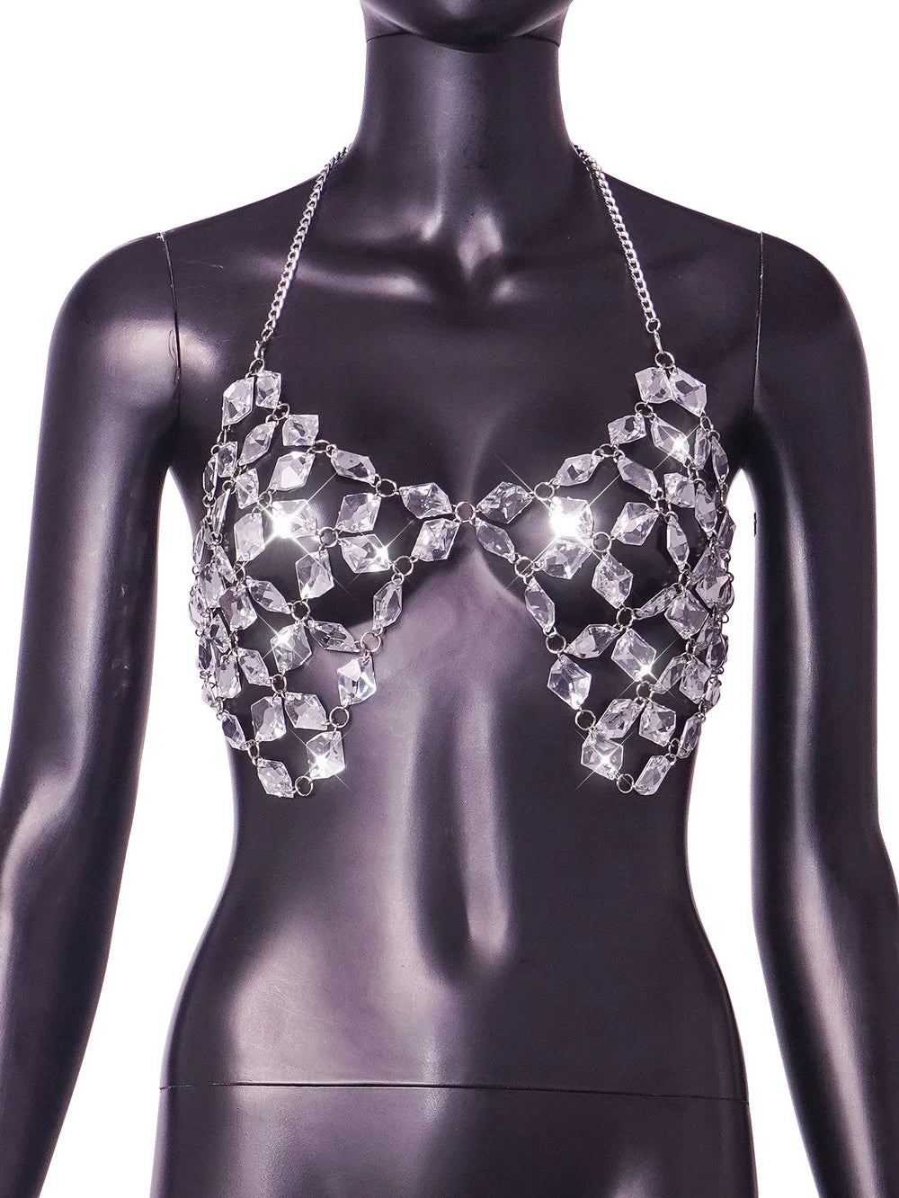 Adjustable Colorful Halter Body Chain