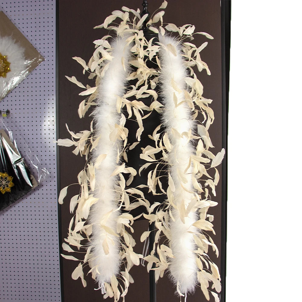 Fluffy Marabou Turkey Feather Boa (50g)