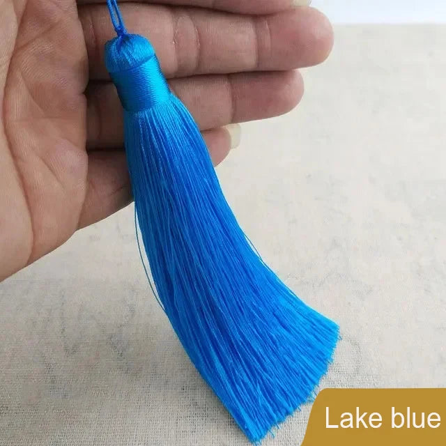 12cm Polyester Silk Tassel Fringe Trim DIY Sewing Accessories