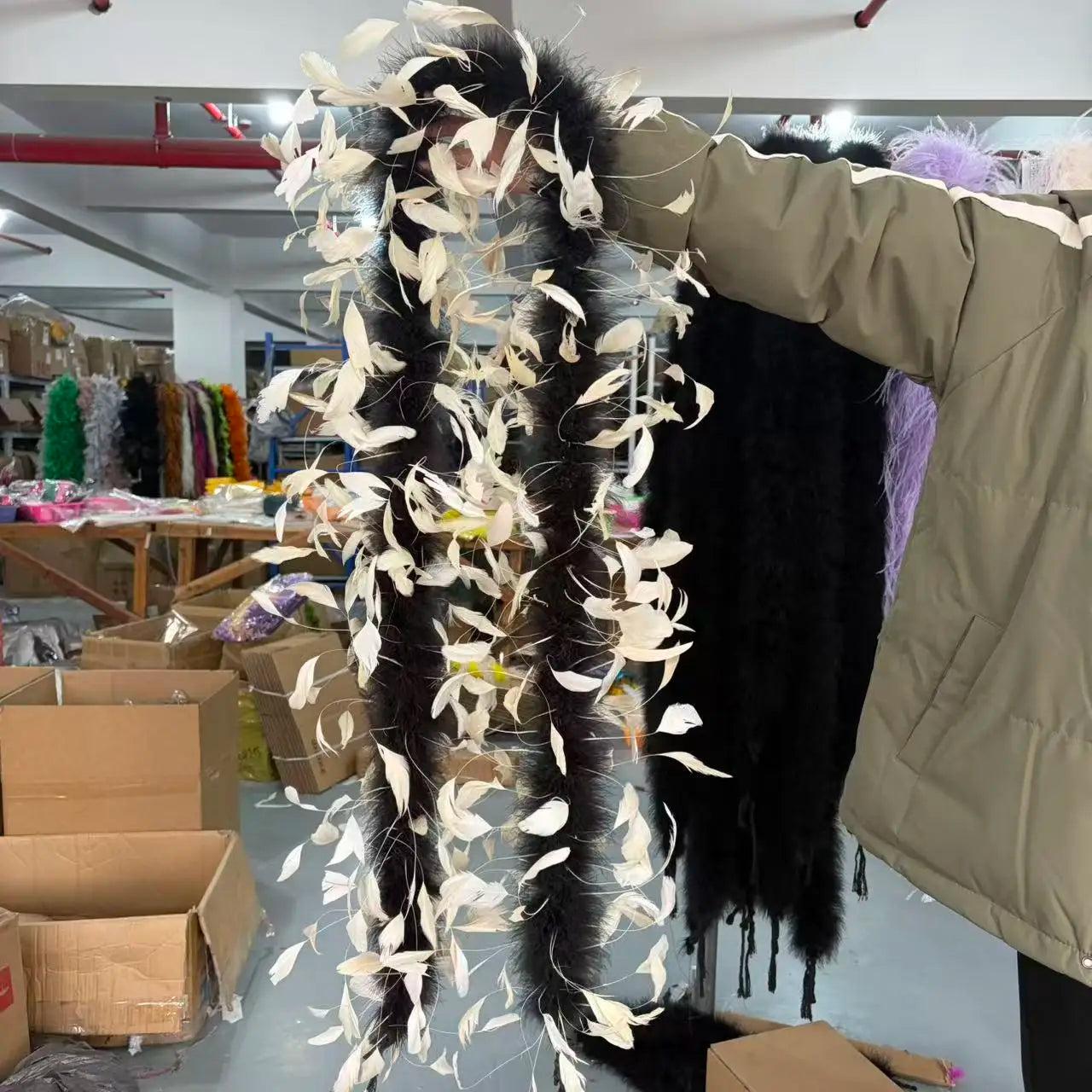 Fluffy Marabou Turkey Feather Boa (50g)