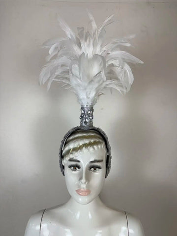 Deluxe Feathered Samba & Carnival Crown