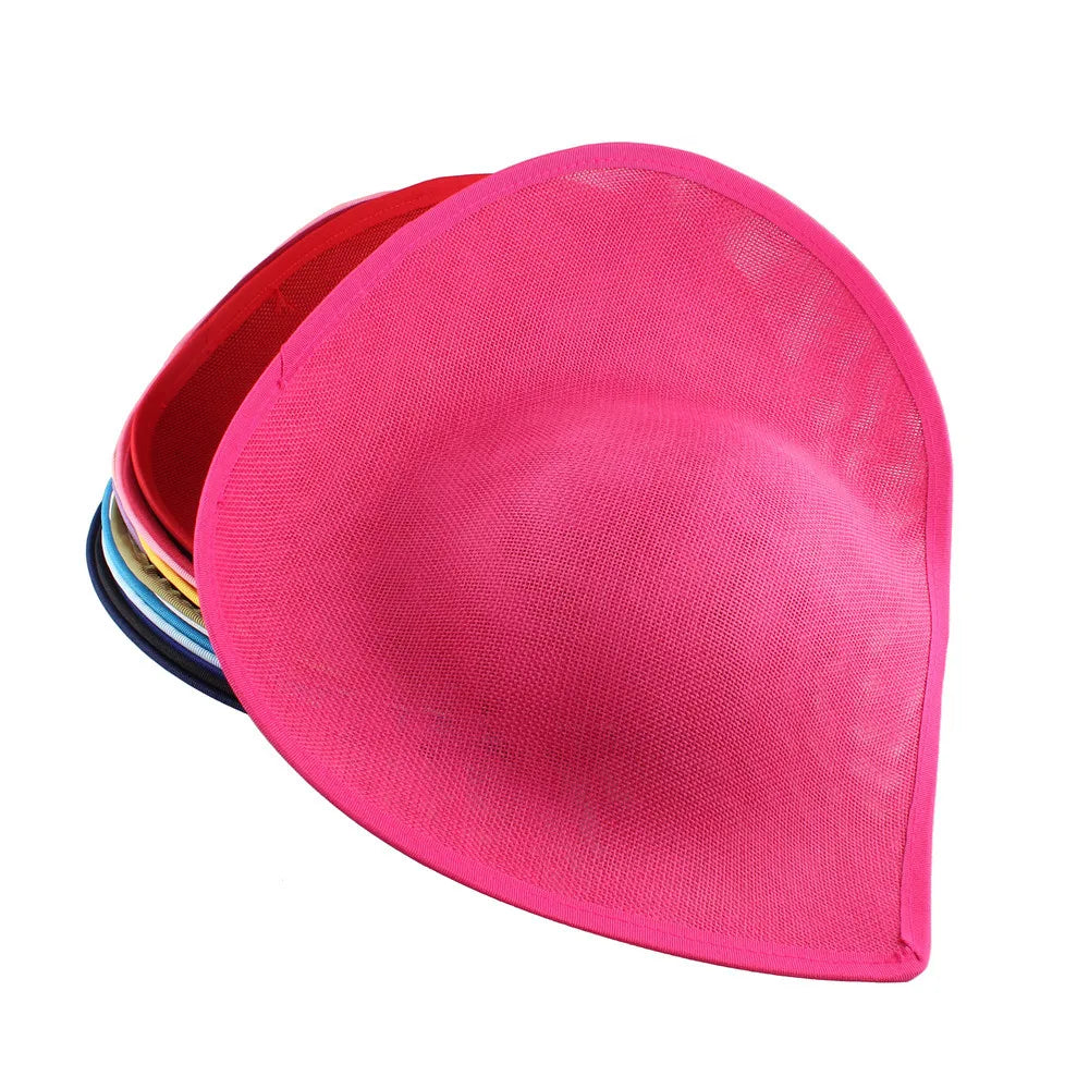 Heart Fascinator Hat Base — 30 × 27 cm