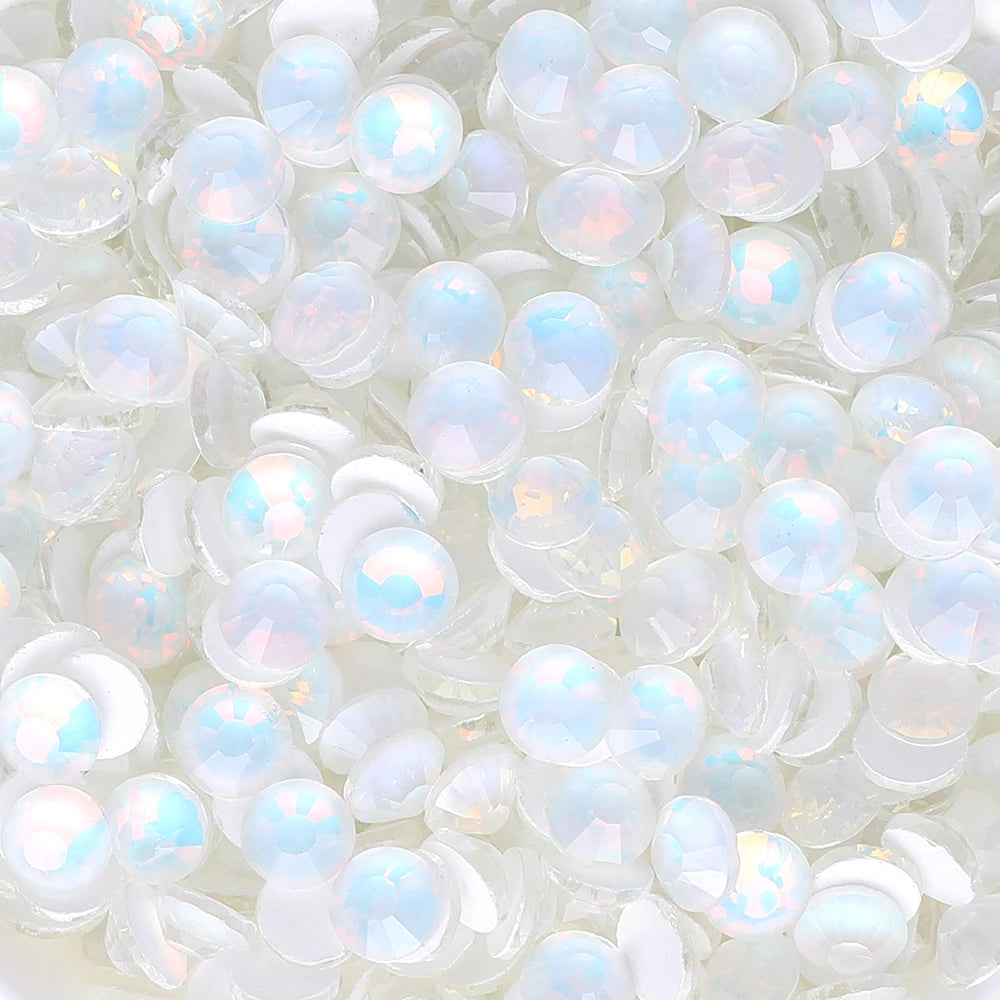 SS6-SS30 Mocha Opal Coral Reef Flatback Glass Non-Hotfix Rhinestones