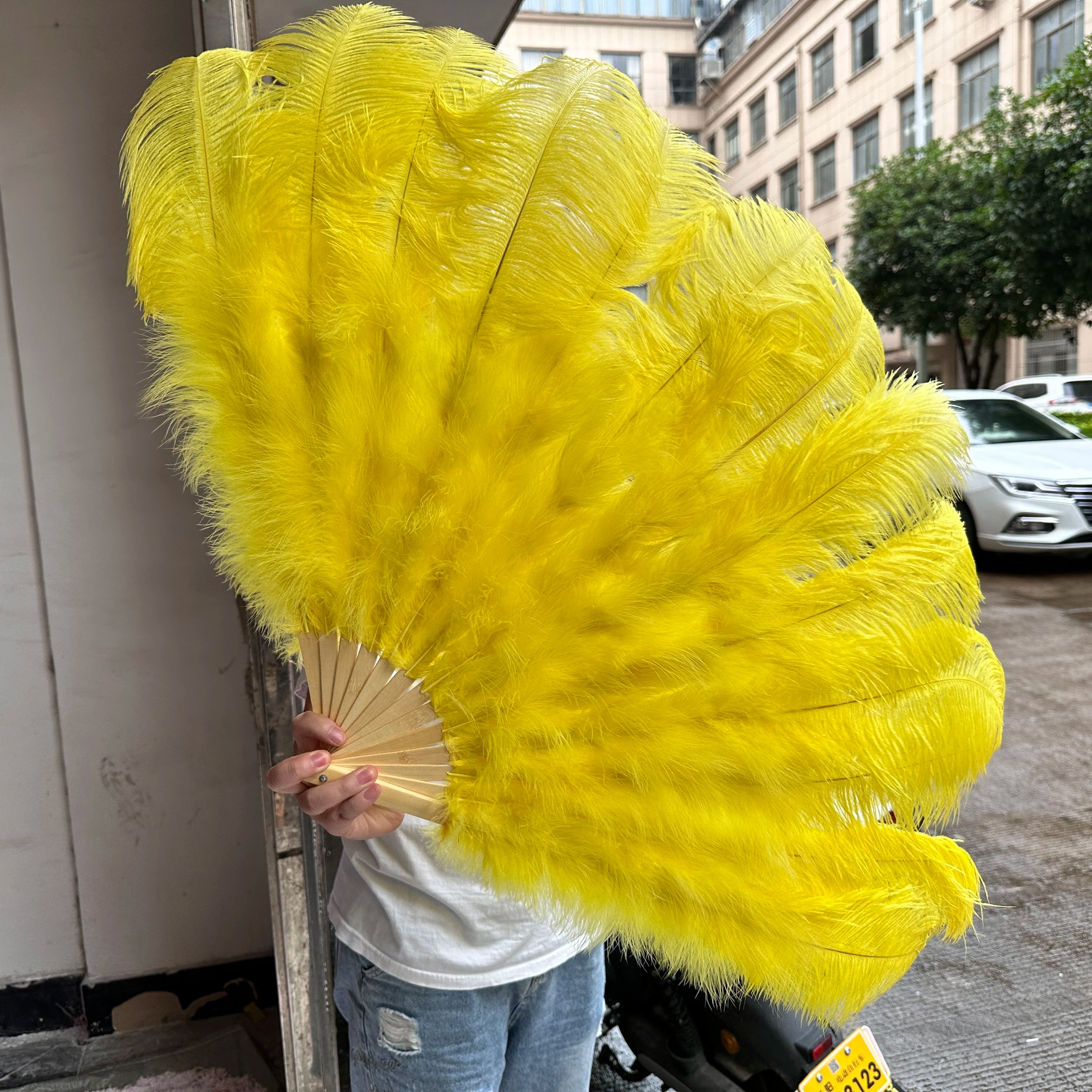 90CM Ostrich Feather Fans