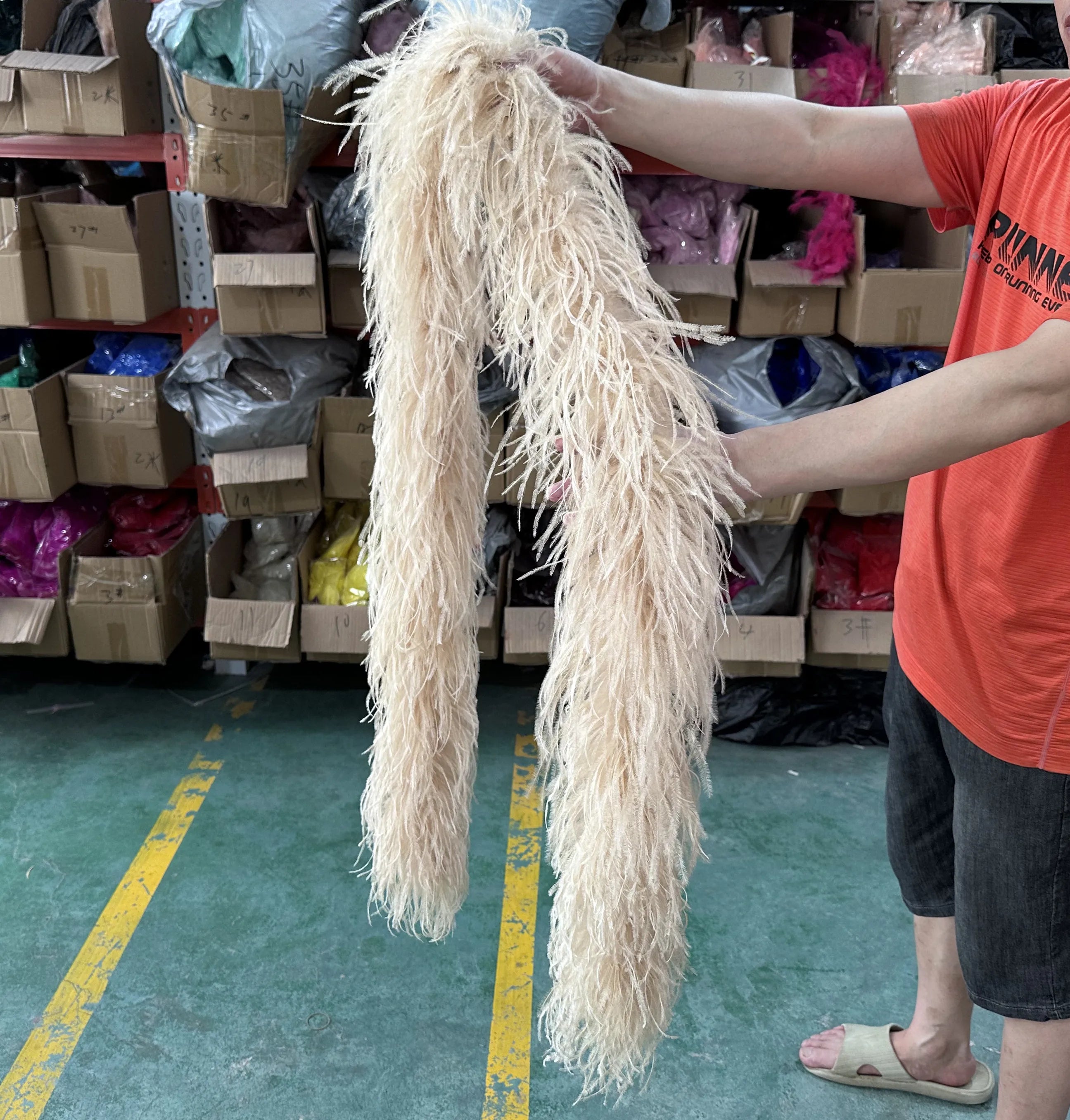 Multi-Ply Ostrich Feather Scarf Boa (2 Meters)
