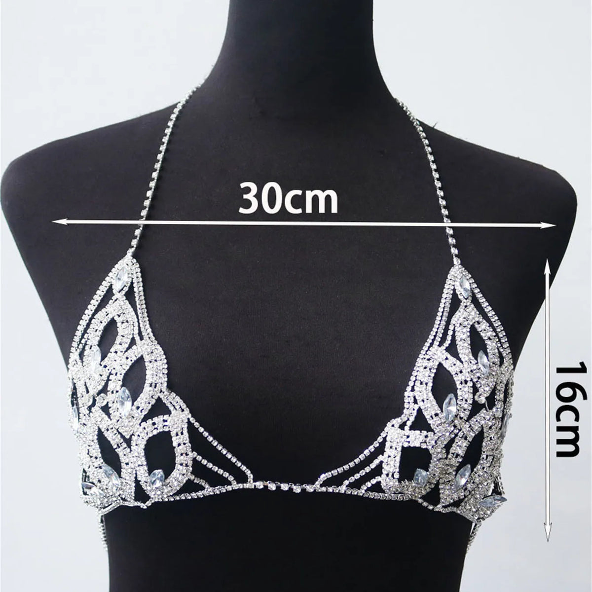 Leaf Bra & Thong Costume Body Jewelry