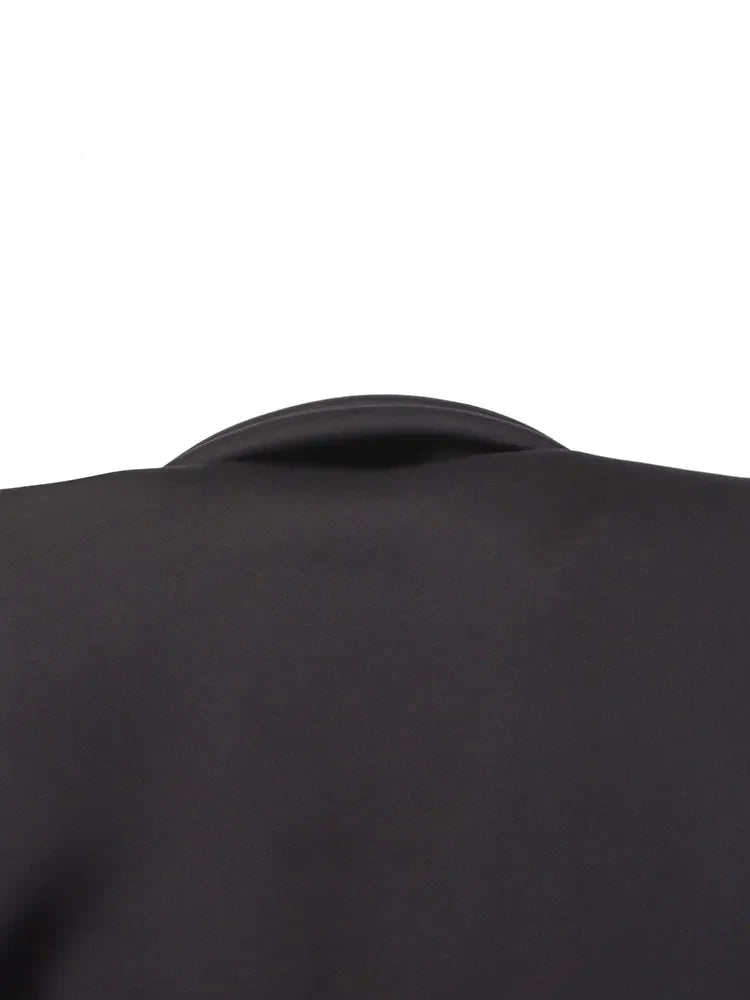 Patchwork Sequins Long Sleeve High Waist Spliced Pearls Mini Dresse