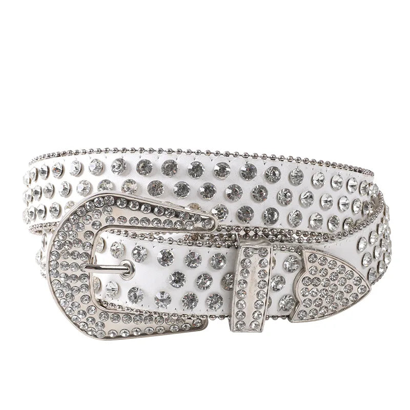 Decorative Diamond Fashion Western Belt